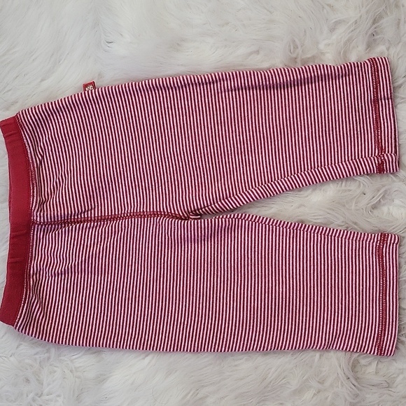 OLD NAVY Baby unisex red & white striped soft cotton pants size 12-18 months - Picture 2 of 4